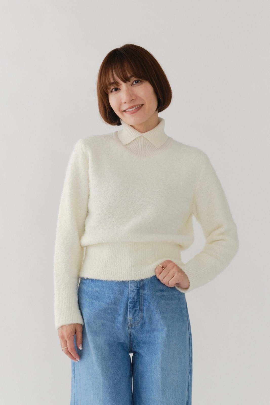 LAUREN VIDAL モヘアニット shirocon グロスモヘアタートルニット【2025AW】 | 2025 AW Collection