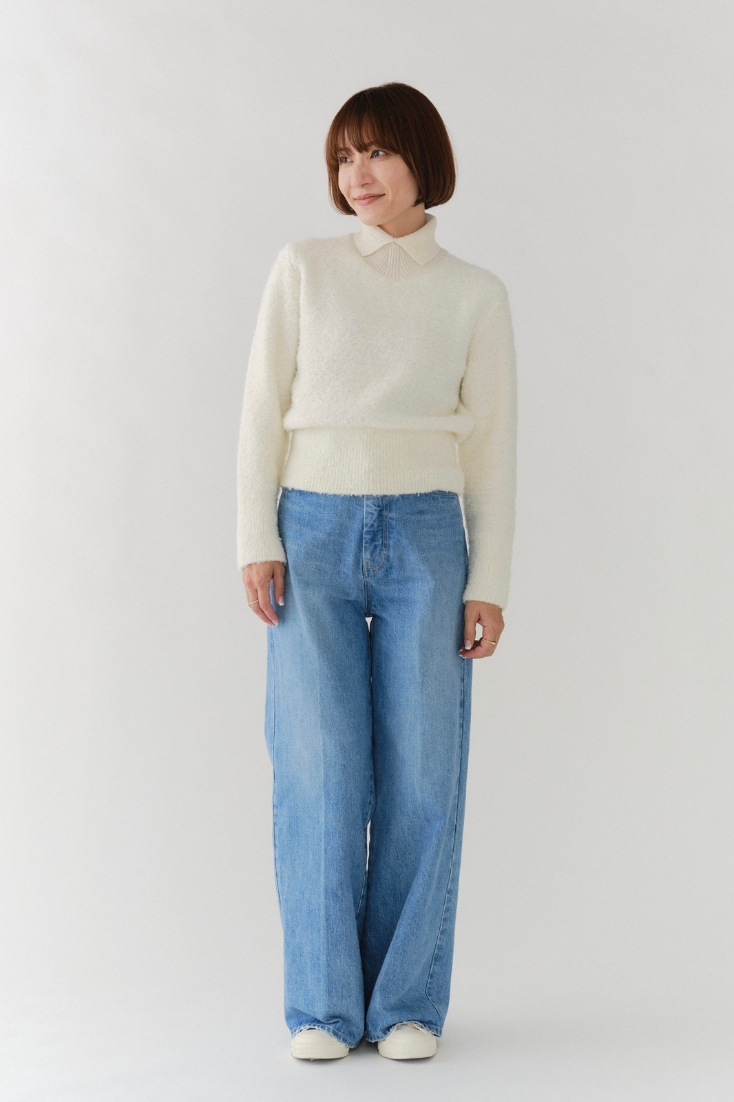 shirocon グロスモヘアタートルニット【2025AW】