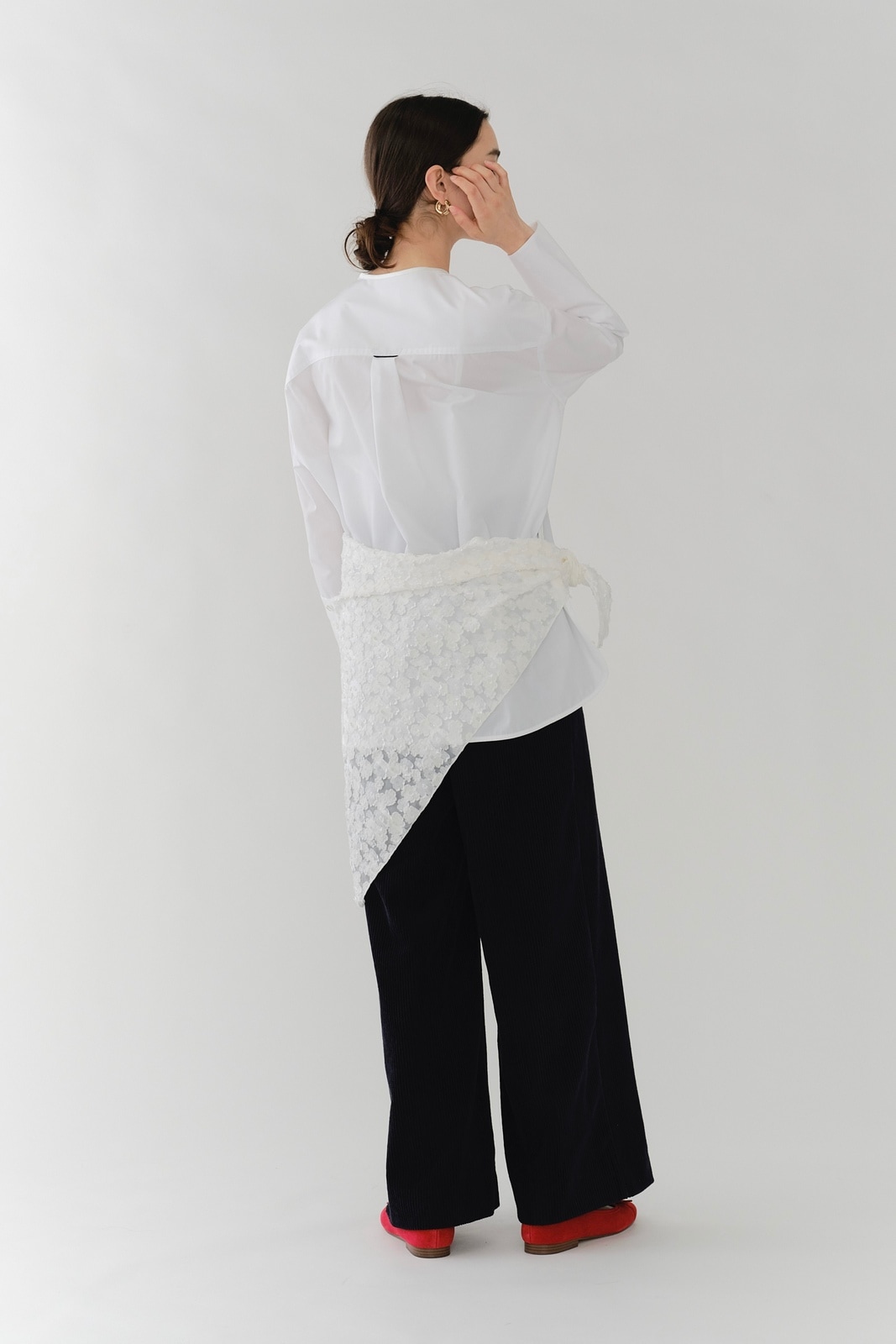 【新品未使用】yori/shirocon レースジャガードブラウス　2025AW shirocon レースジャガードブラウス【2025AW】 | 2025 AW Collection| yori