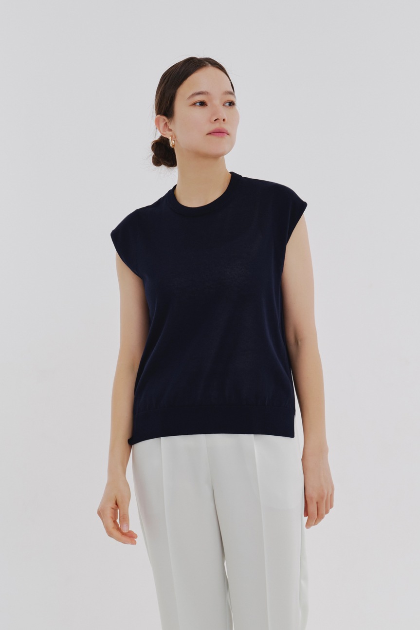 シャーベットニットノースリーブ【2024SM】 | 2024 SM Collection| yori