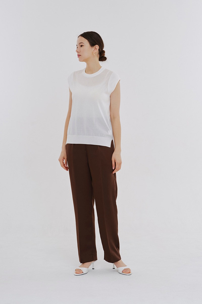 シャーベットニットノースリーブ【2024SM】 | 2024 SM Collection| yori