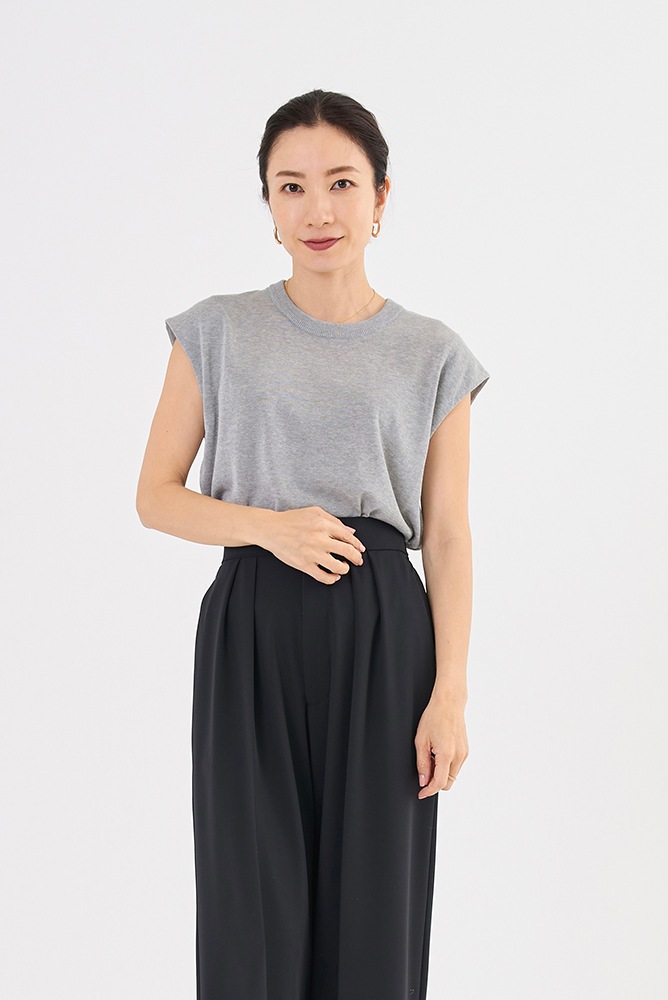 シャーベットニットノースリーブ【2024SM】 | 2024 SM Collection| yori