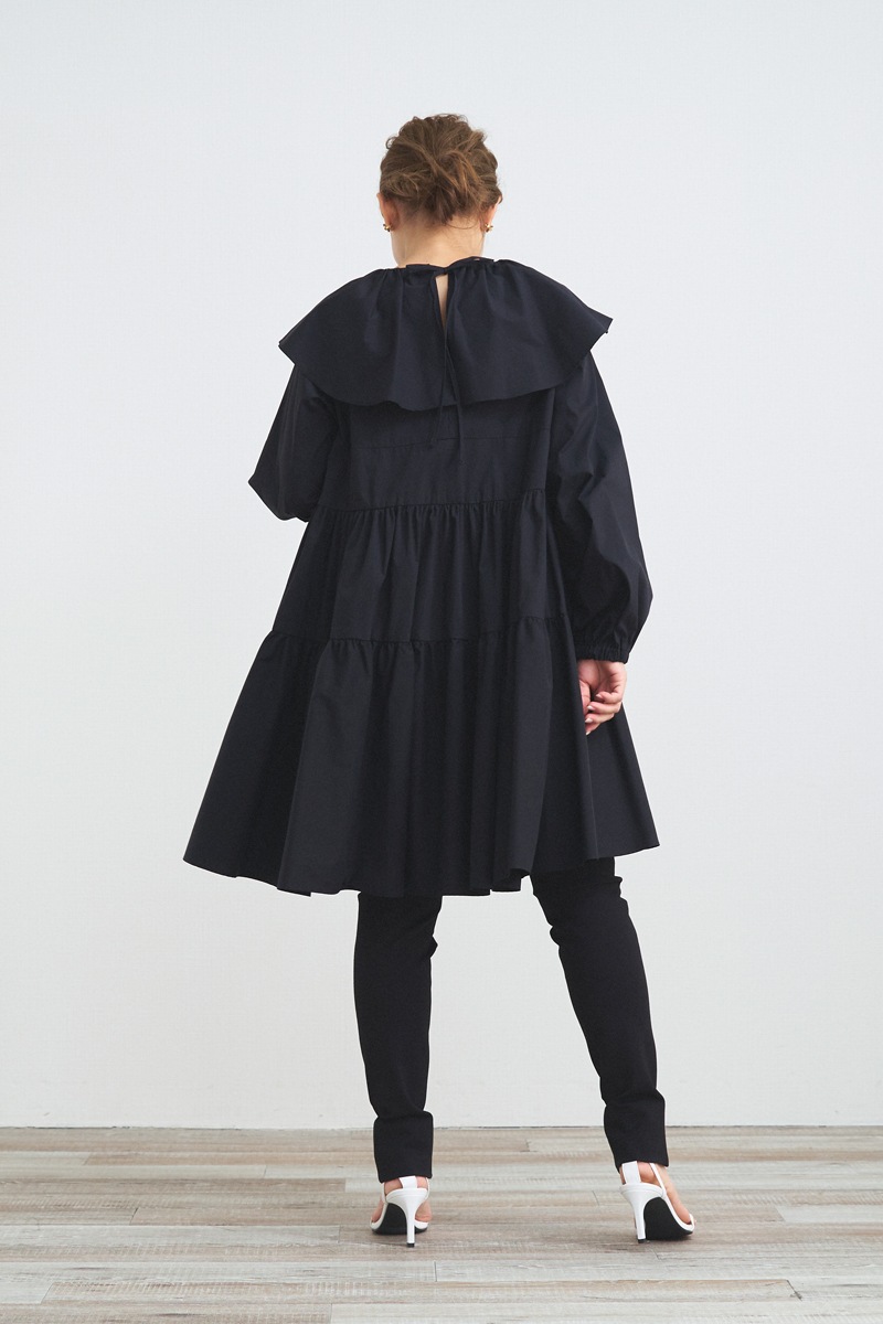 フリルカラーティアードチュニック | 2021 AW Collection | yori フリルカラーティアードチュニック | 2021 AW Collection | yori