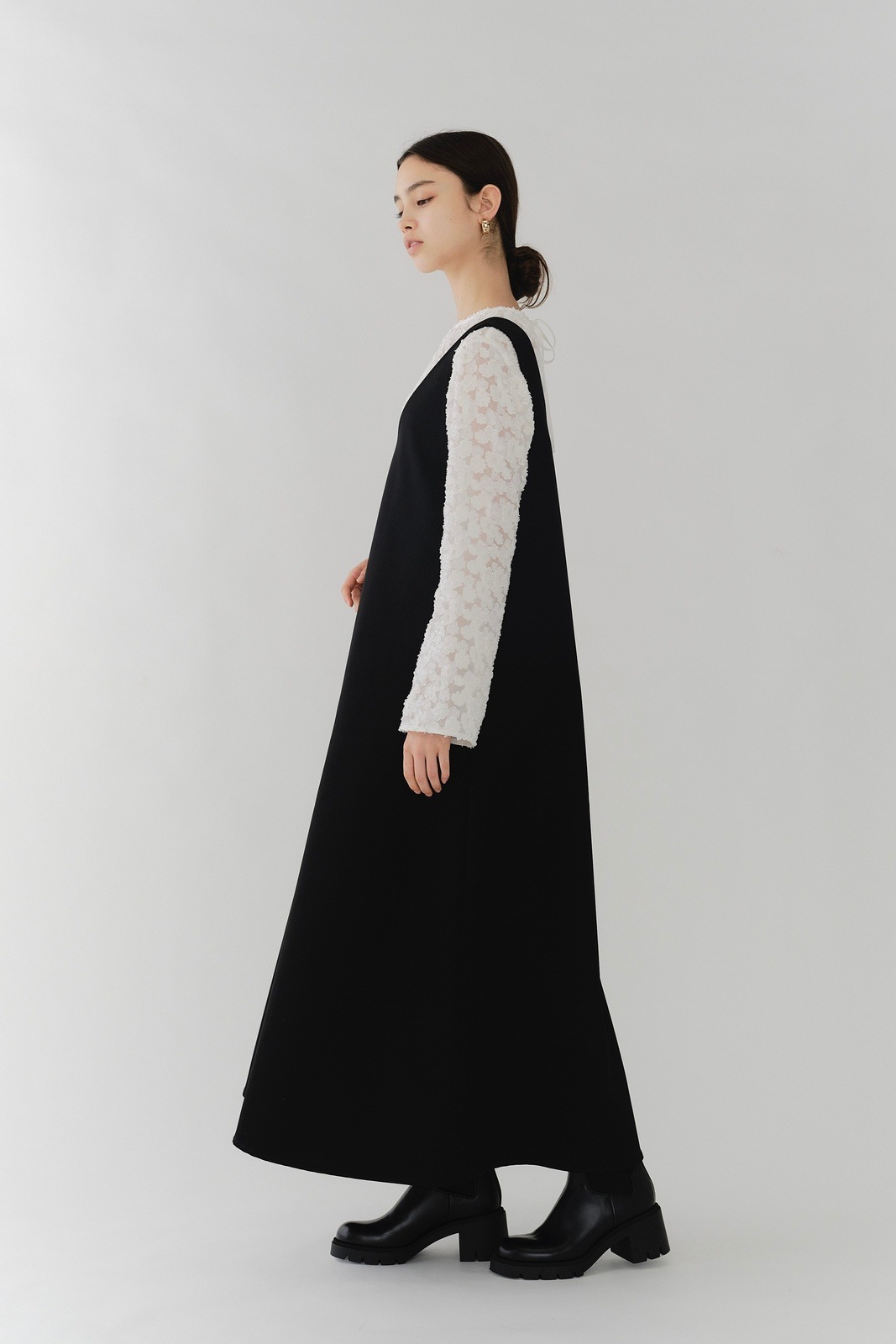 shirocon チャンキーサテンドレス【2025AW】 | 2025 AW