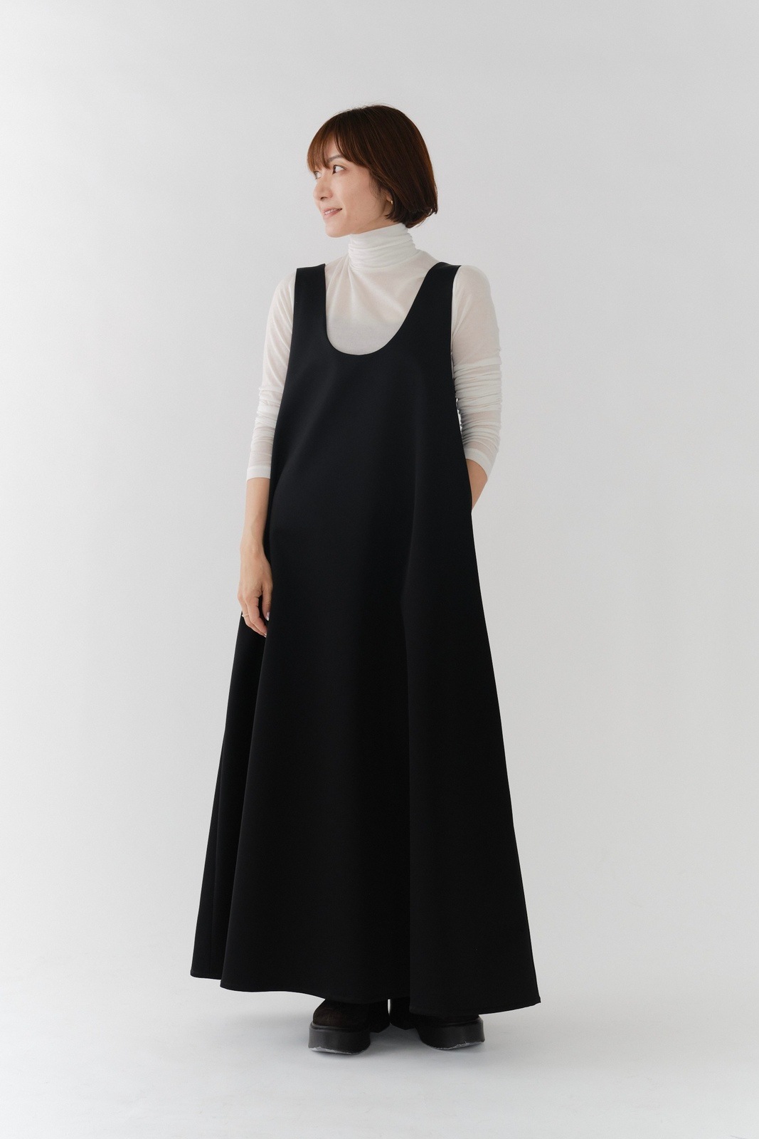 shirocon チャンキーサテンドレス【2025AW】 | 2025 AW