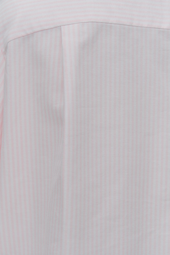 ストライプフリルボザムシャツ