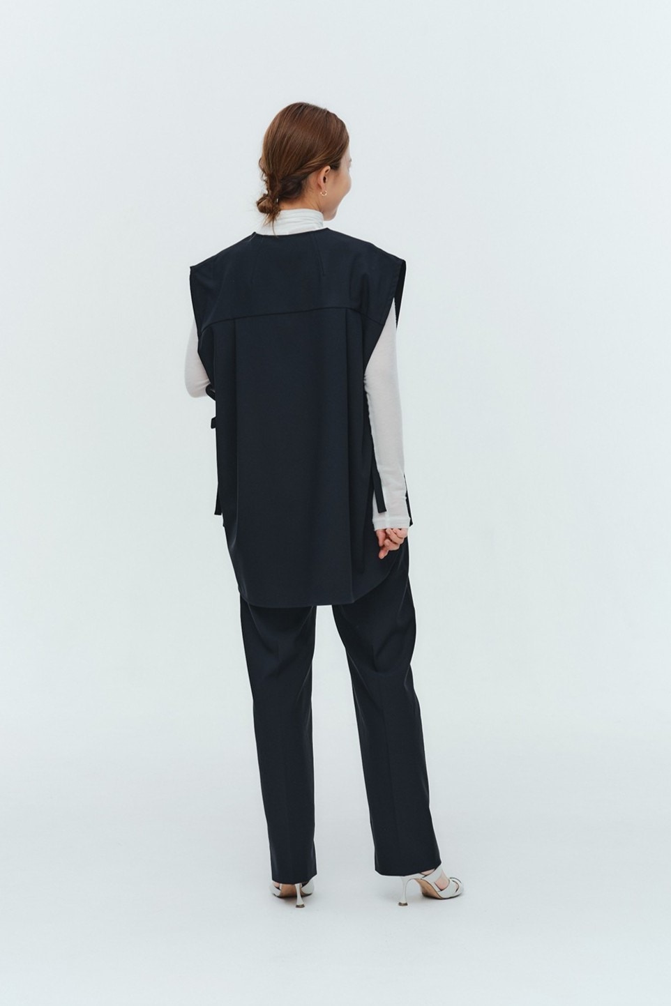 【新品未使用】yori サラサラハンサムパンツ　ブラック 34 ハンサムパンツ | all item| yori