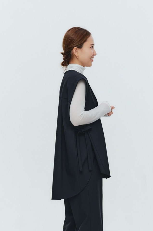 yori ジレ ラメクローバーティアードジレ | all item| yori