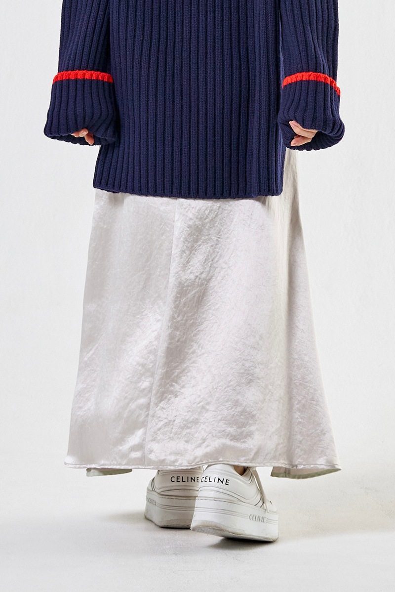 samaki vintage 購入 コーデュロイ スカラップ マキシスカート セール】 [小さいサイズ]コットンスカラップレーススカート