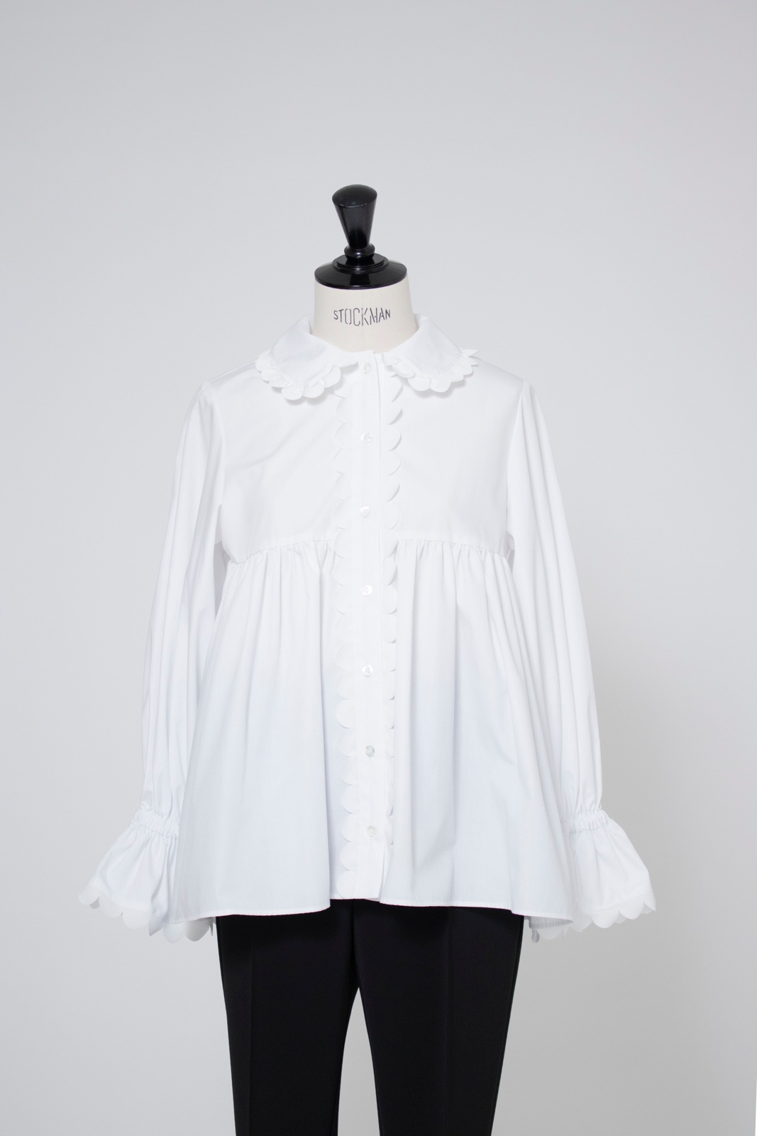 1月下旬発送予定 スカラップトリムブラウス【2026SP】 | 2026SP