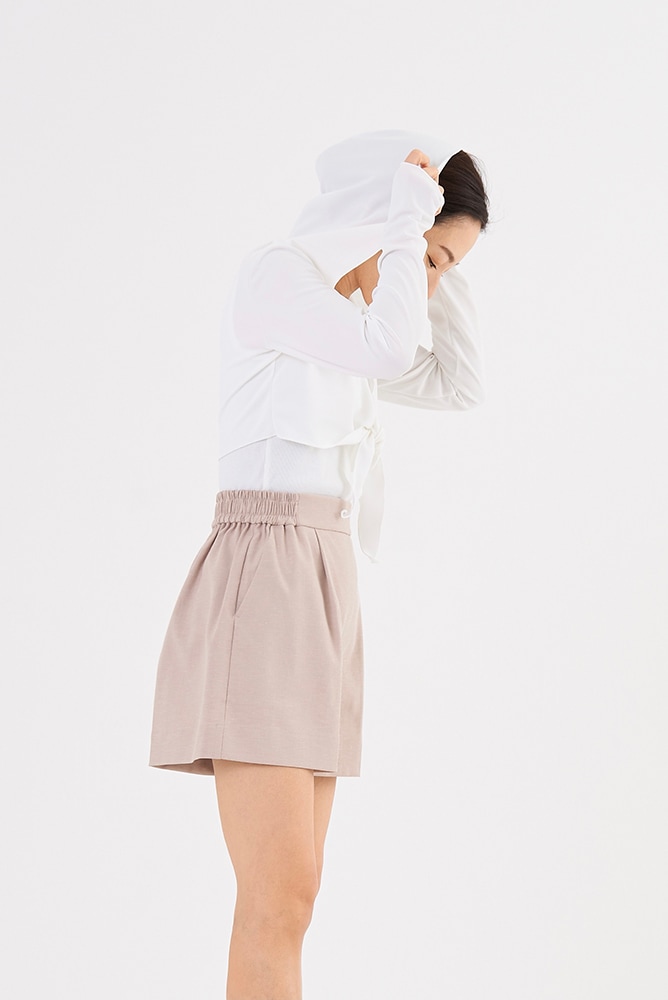 Yori ヨリ　UVメッシュボレロ 黒 6月下旬発送予定 UVメッシュボレロ【shichaku】 | 2024SS