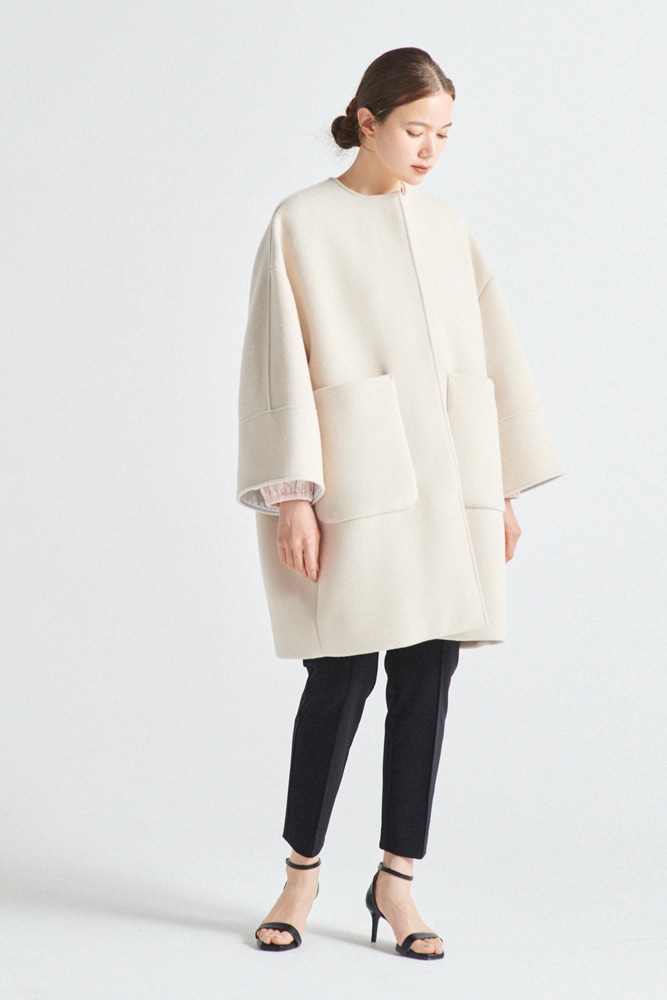 Yori コート ☆3/15までの出品☆yori サイドフレアカラーコート36