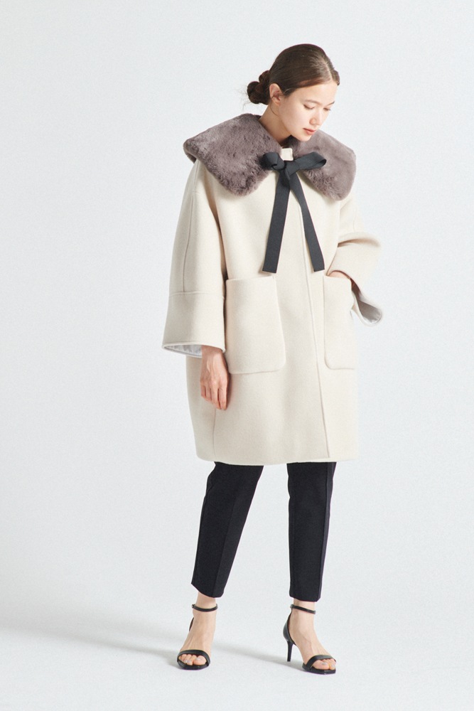 ウールノーカラーコート | 2022 AW Collection| yori 