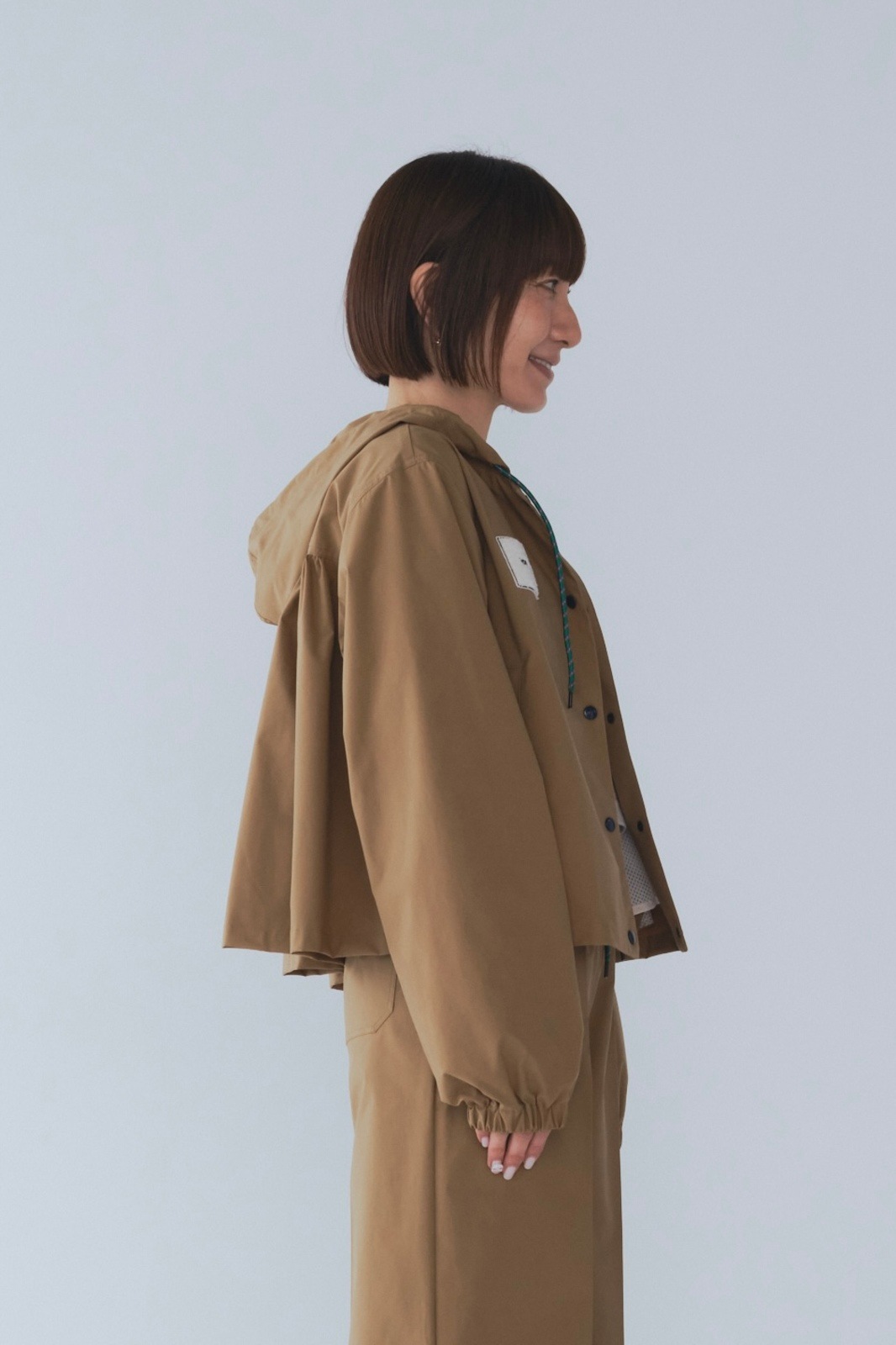 yori 撥水フェスパーカー キャメル 36 新品・未使用・タグ付