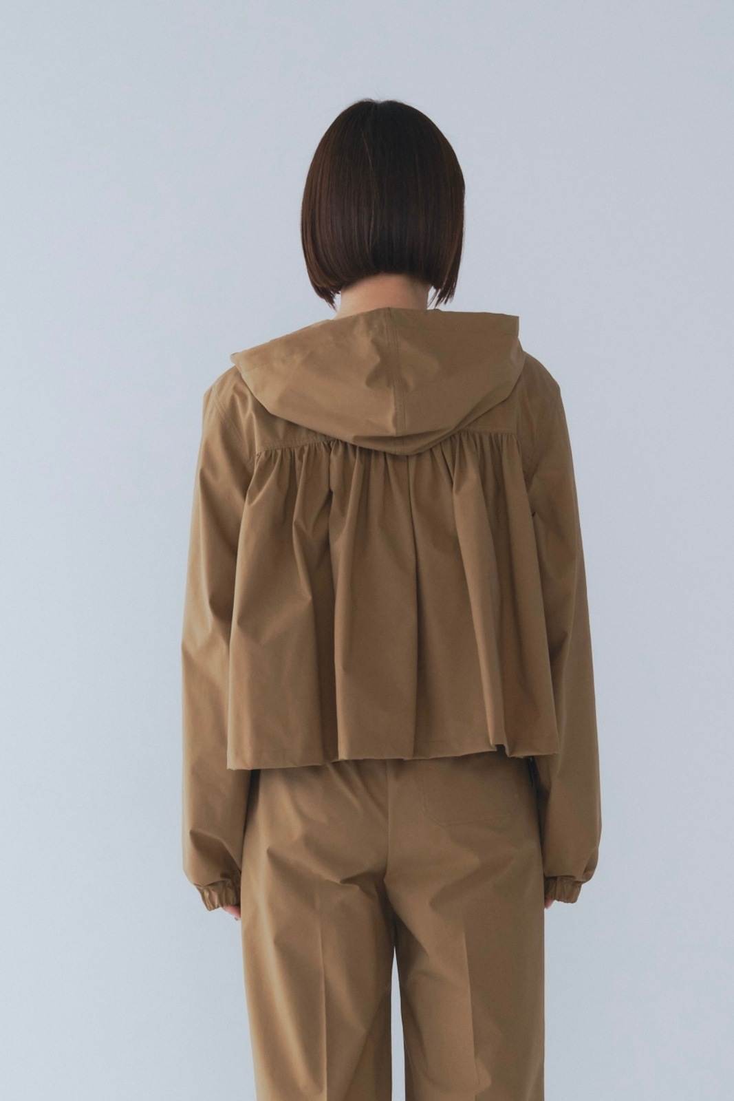 yori 撥水フェスパーカー キャメル 36 新品・未使用・タグ付