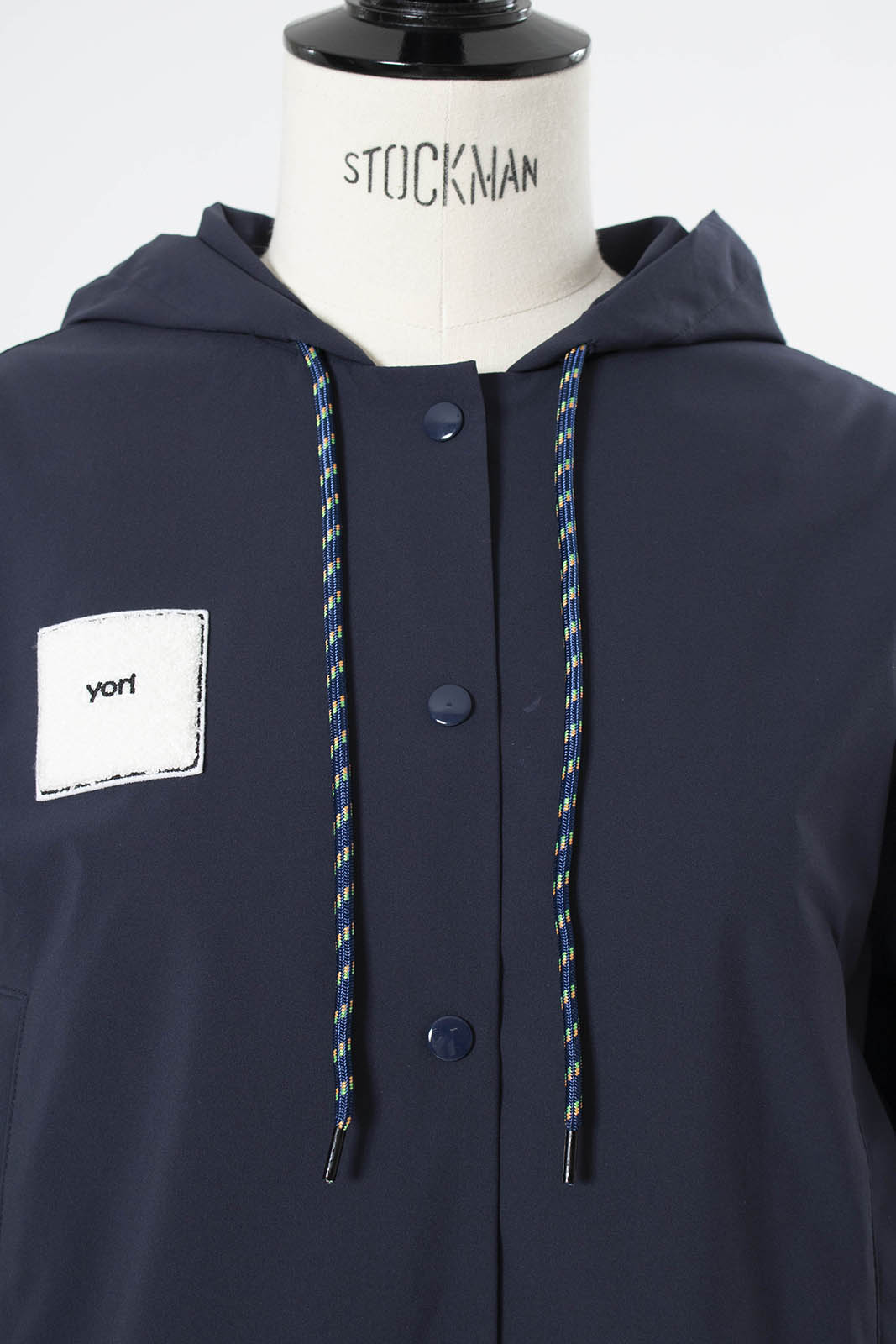 yori 撥水フェスパーカー ネイビー 36 新品・未使用・タグ付 yori 撥水フェスパーカー36 ネイビー新品未使用