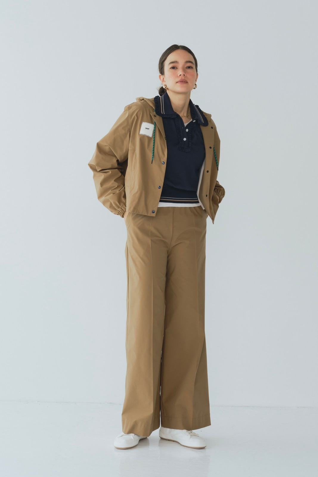 yori 撥水フェスパーカー36 ネイビー新品未使用