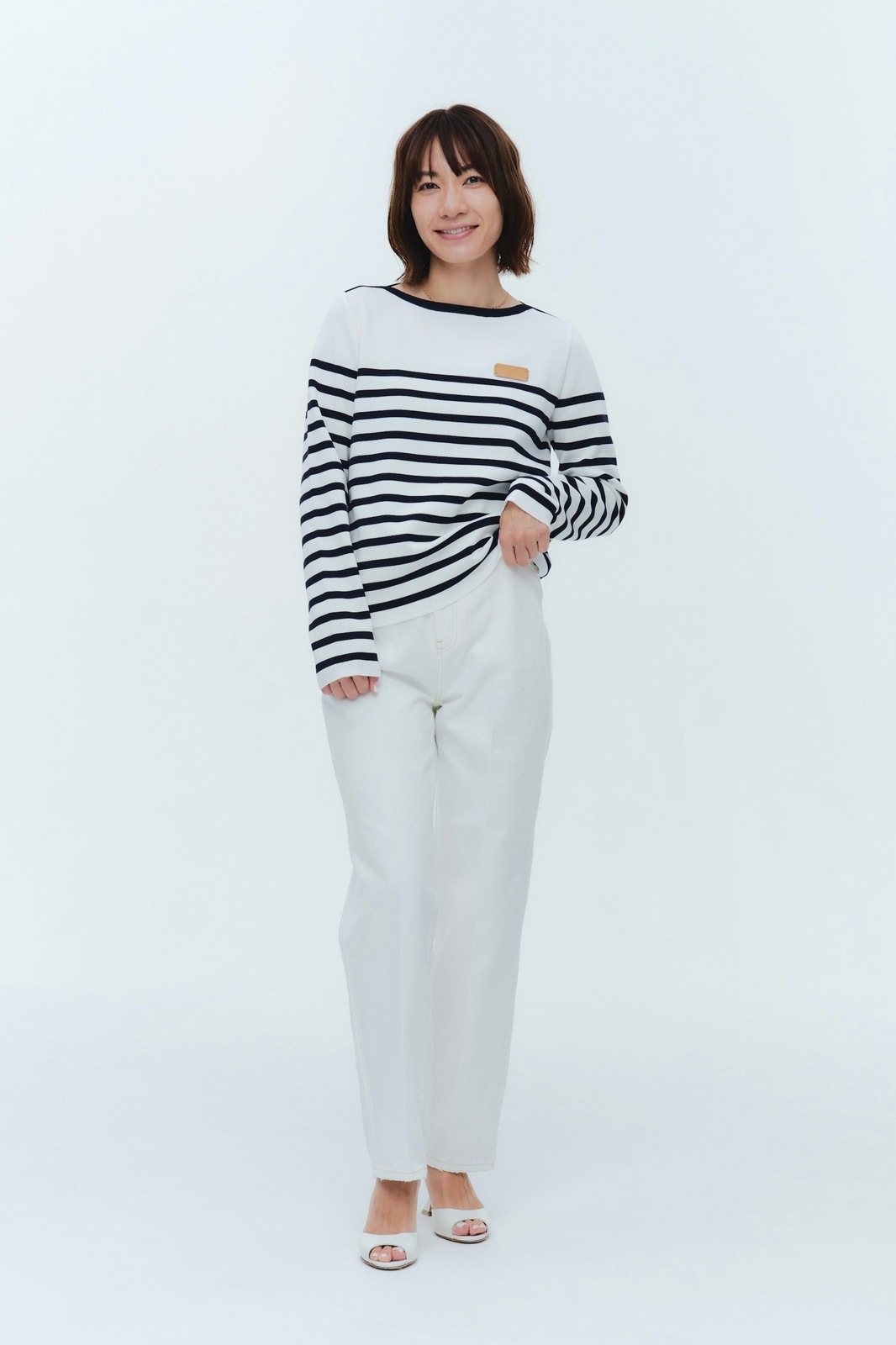 2月下旬発送予定 Audreyテーパードホワイトデニム【2026SP】 | 2026SP