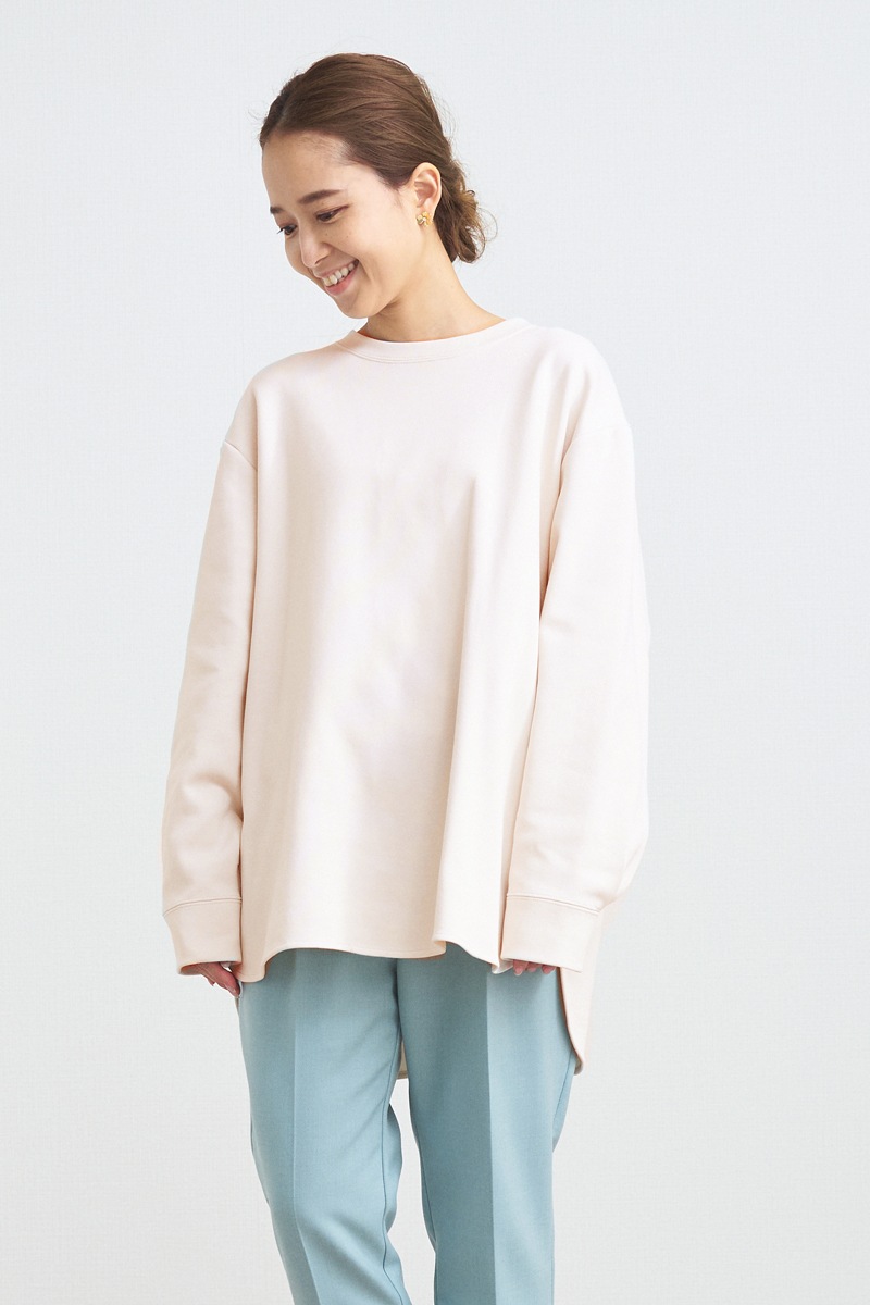 ワイドヘムラウンドTee | 2021 AW Collection | yori 半額直販 yori ヨリ ワイドヘムラウンドTee Tシャツ/カットソー(七分/長袖)