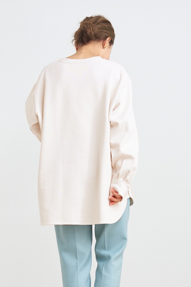 ワイドヘムラウンドTee | 2021 AW Collection | yori 半額直販 yori ヨリ ワイドヘムラウンドTee Tシャツ/カットソー(七分/長袖)