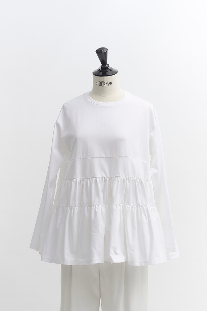 yori ヨリ セレモニーティアードカットソーdaniela gregis ダニエラ