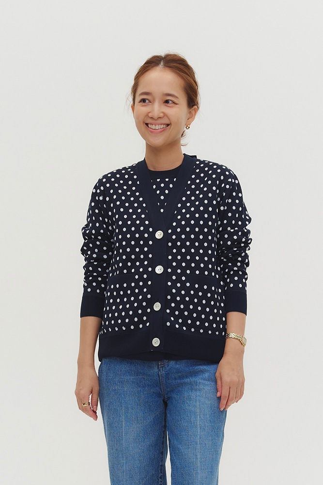マリンドットニットカーデ | all item| yori