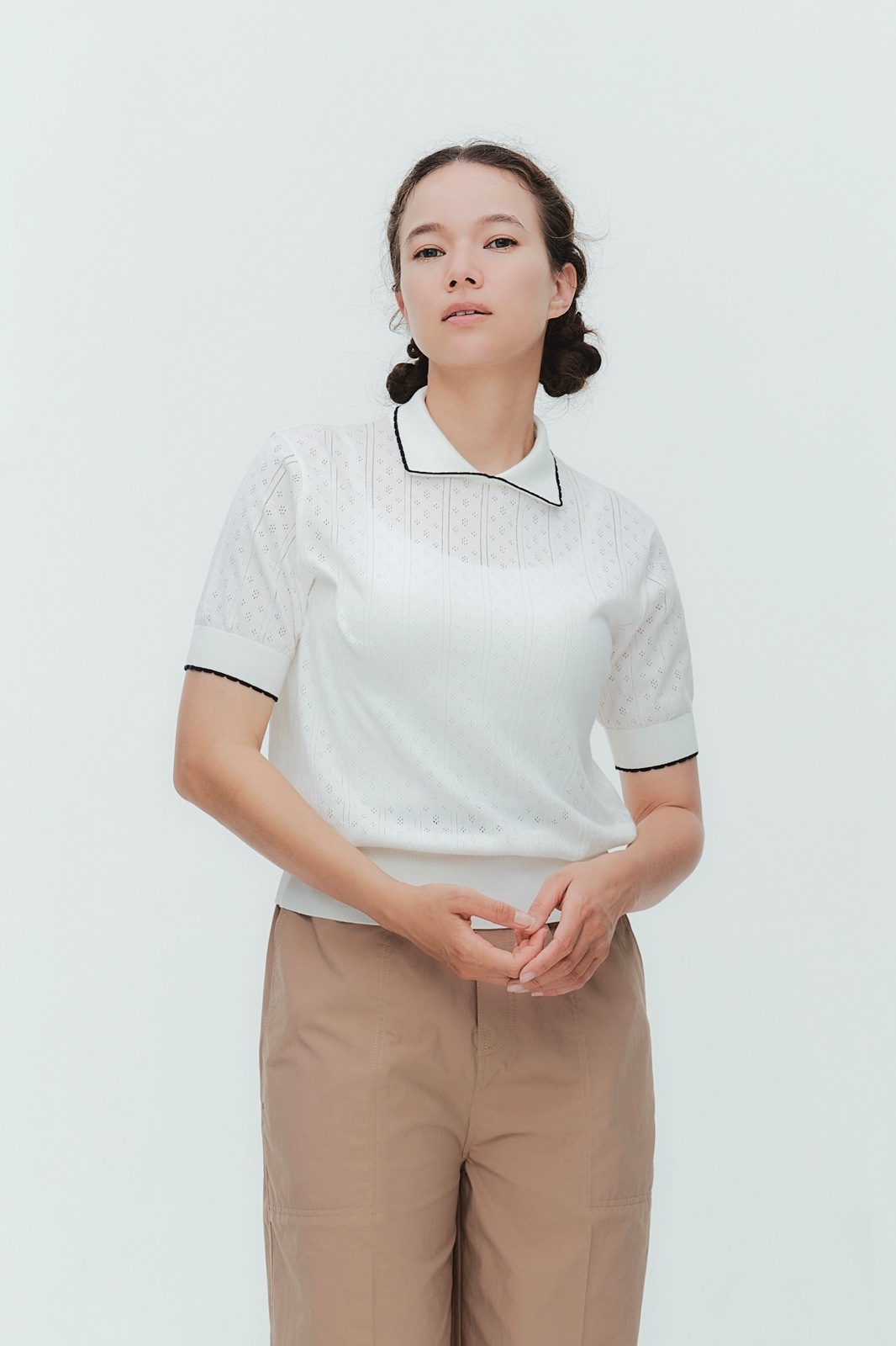 4月上旬発売予定 コットンアイレットニット【2026SP】 | 2026SP