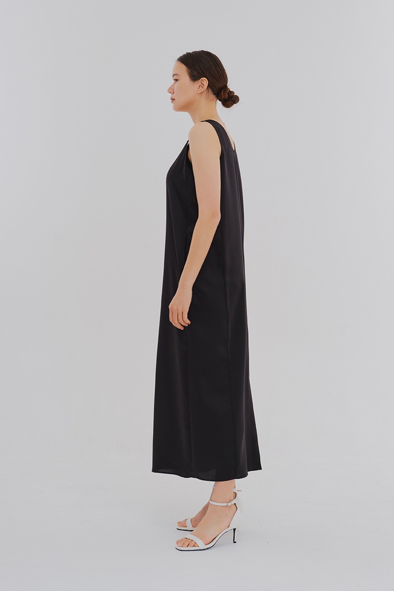 ALEXANDER WANG フリスタイルサテンホレロスリッフトレス alexanderwang アレキサンダーワング ロゴエラスティック ロング