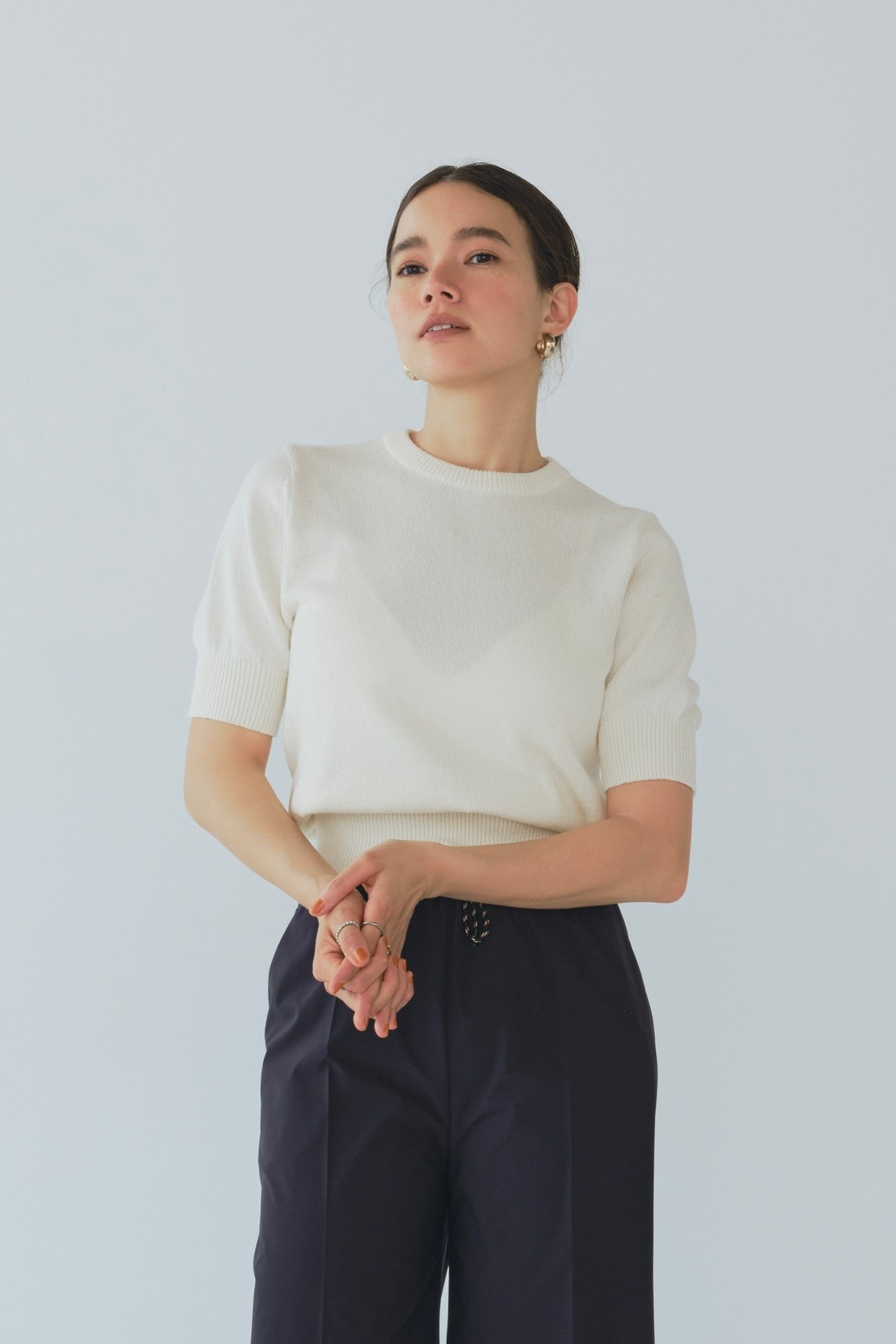 バックリボンショートスリーブニット【2025SM】 | all item| yori