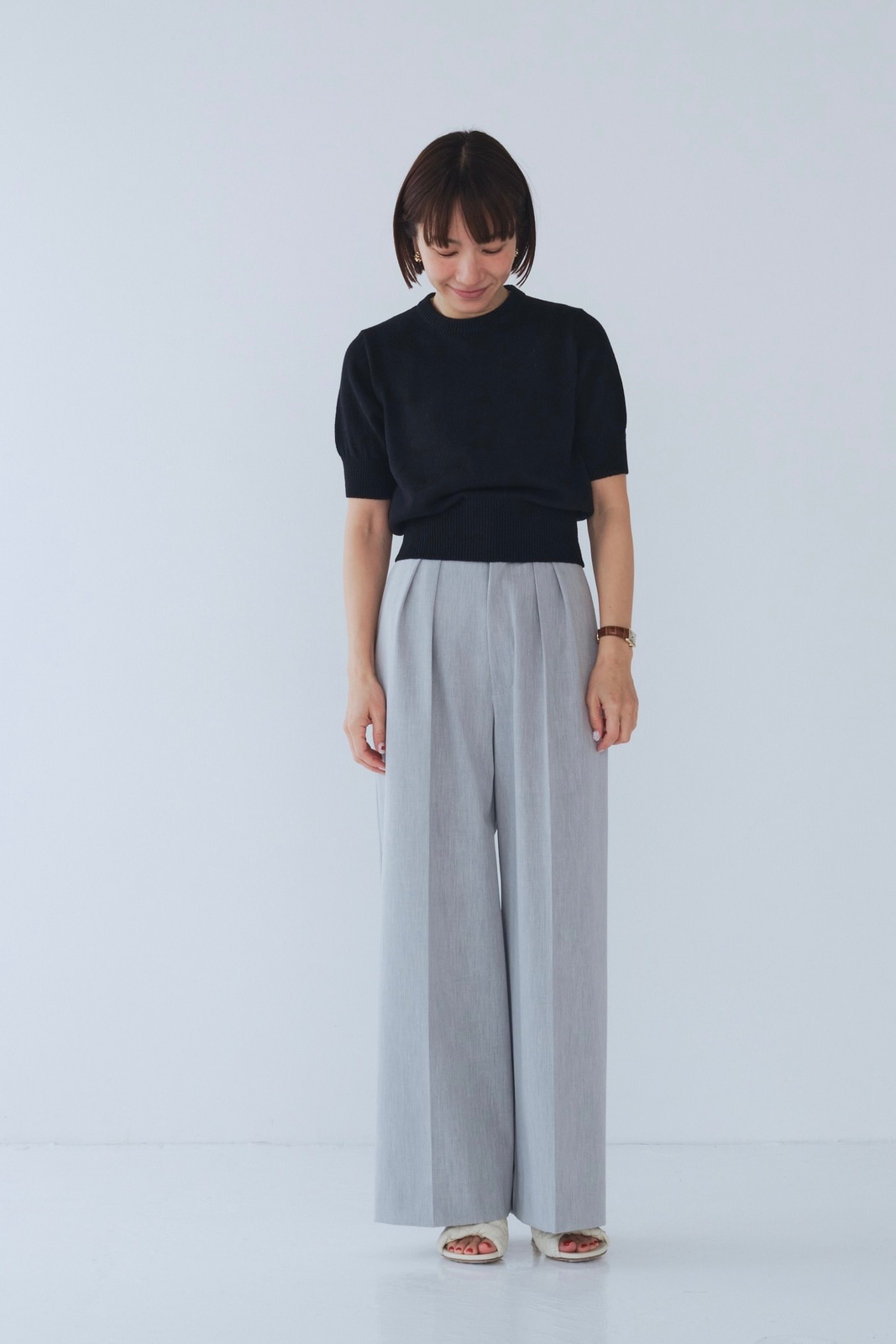 バックリボンショートスリーブニット【2025SM】 | all item| yori