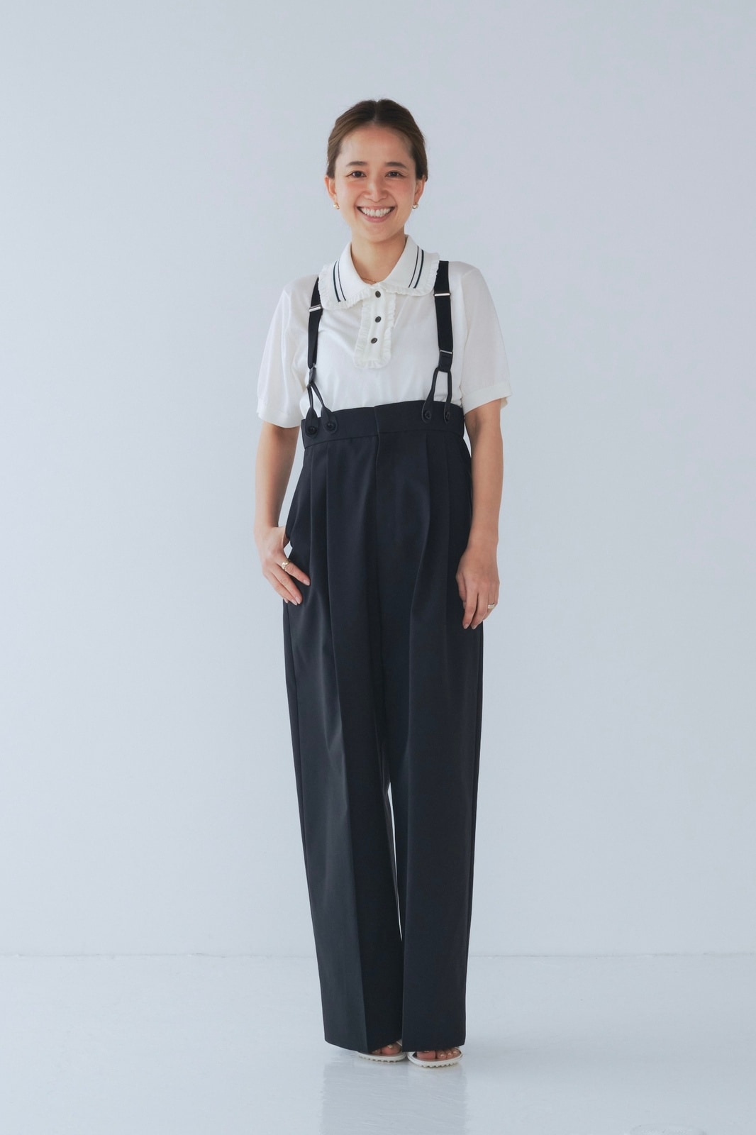 RehersalL リハーズオール リメイクサスペンダーパンツ