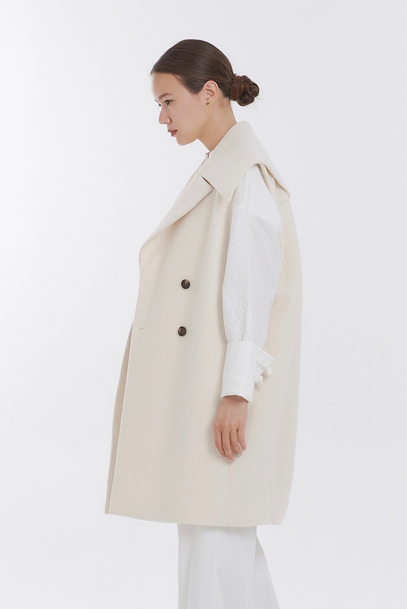 shirocon ポコポコビッグカラージレ | 2023 AW Collection| yori