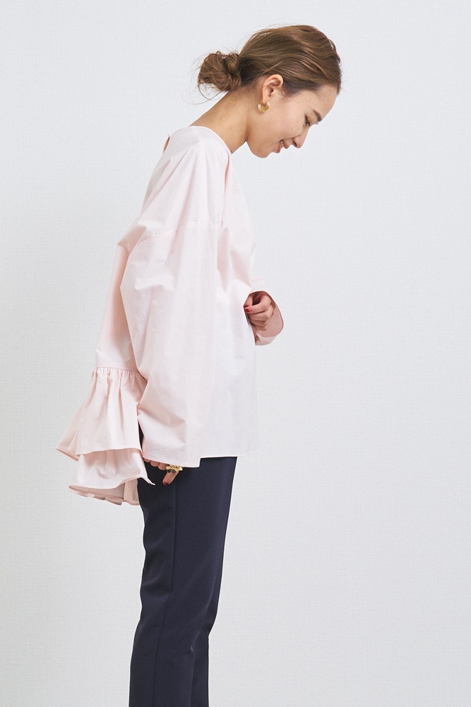 185t*美品 ヨリ yori バックオープンフリルカットソー 185t*美品 ヨリ yori バックオープンフリルカットソー - メルカリ