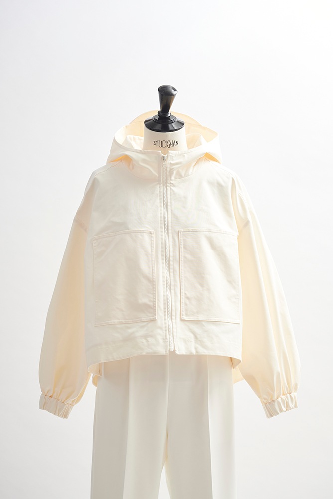 yori 撥水ハードブルゾンアイボリー36 新品未使用