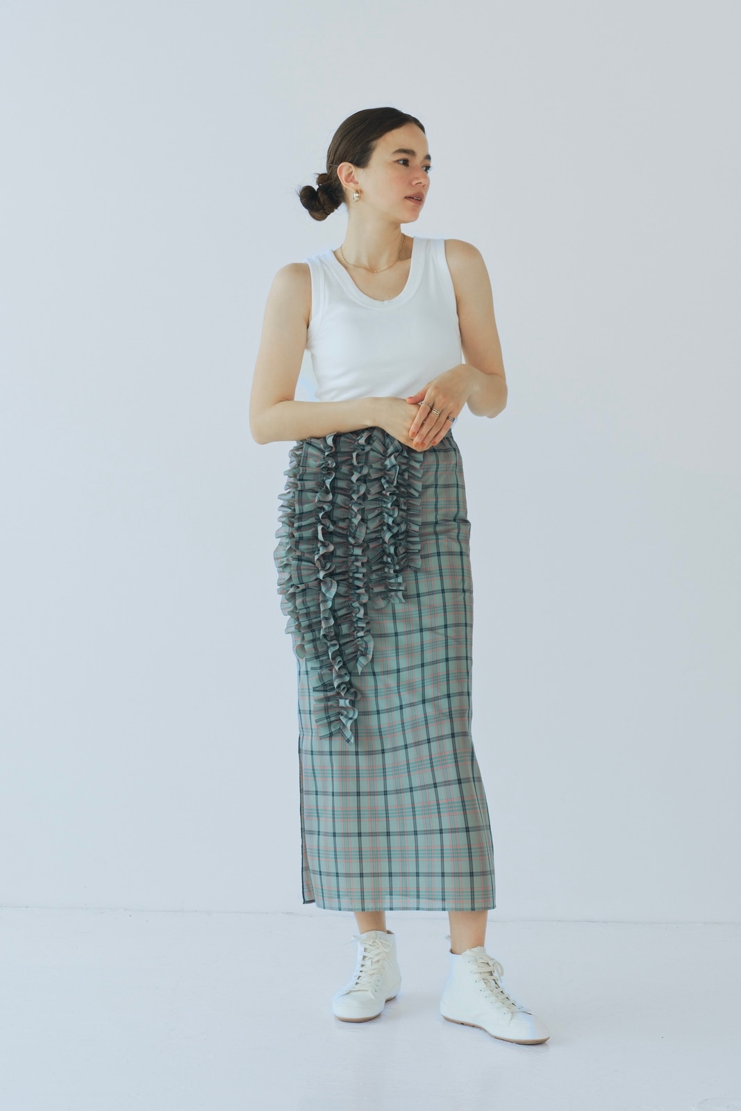 たっぷりフリルシアースカート | 2025 SM Collection| yori