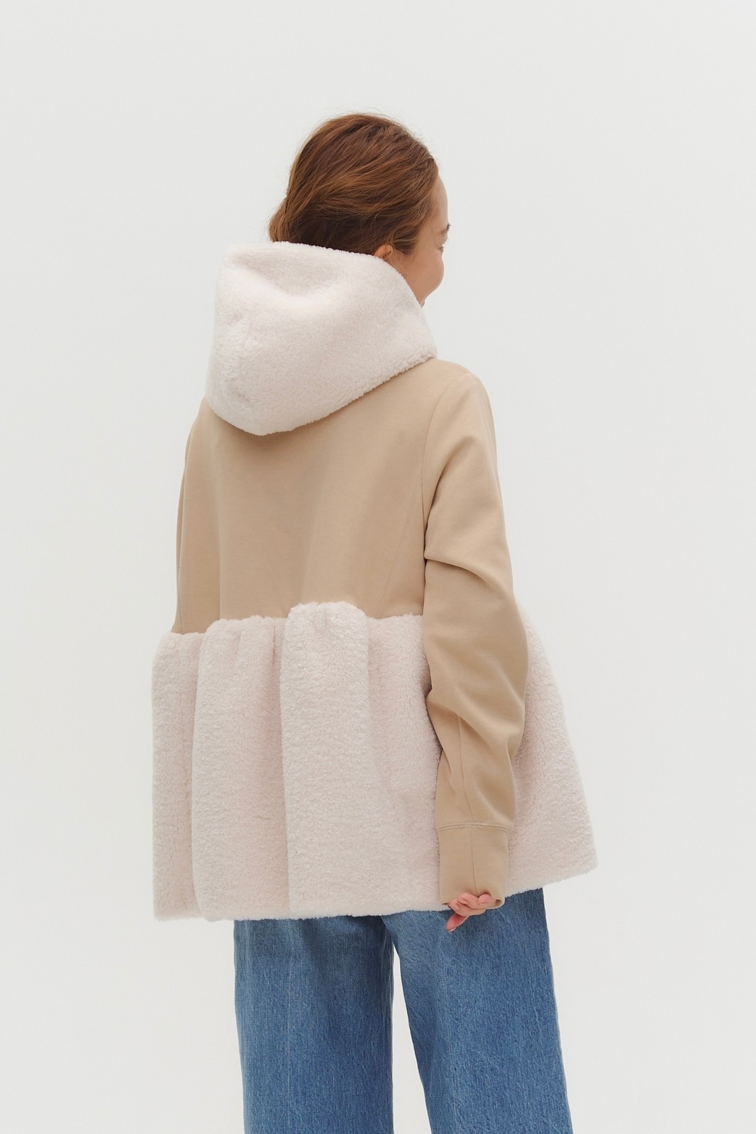 もこもこボアカットソーパーカー　yori popupshop】もこもこボアカットソーパーカー【後日配送】 | 3
