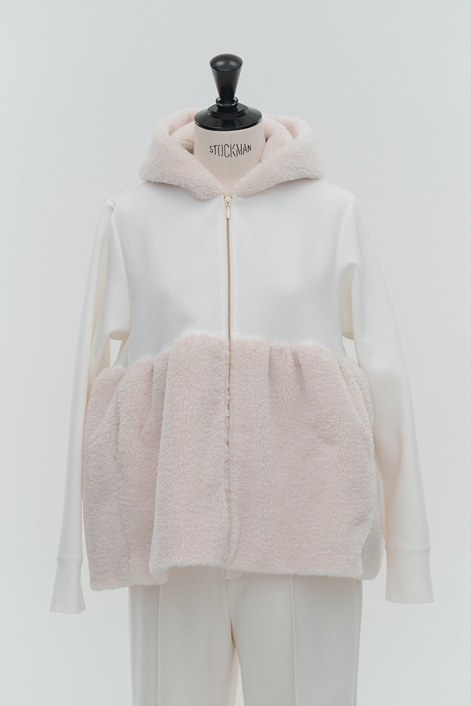 もこもこ popupshop】もこもこボアカットソーパーカー【後日配送】 | 3