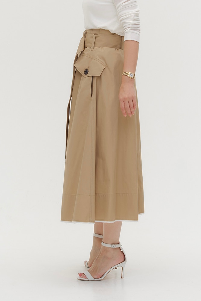 popupshop】ベルト付チノフレアスカート【会場お渡し】 | 3