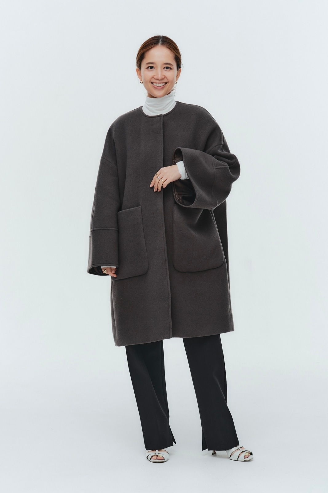 ウールノーカラーコート | all item| yori