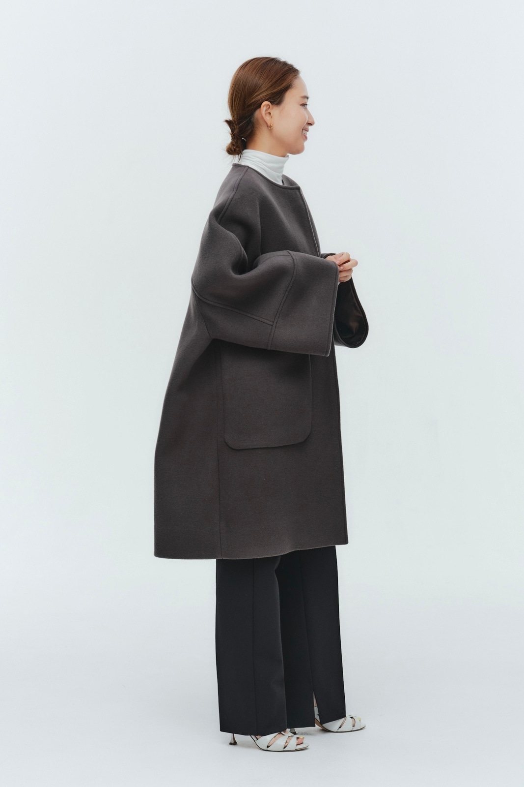 ウールノーカラーコート | all item| yori