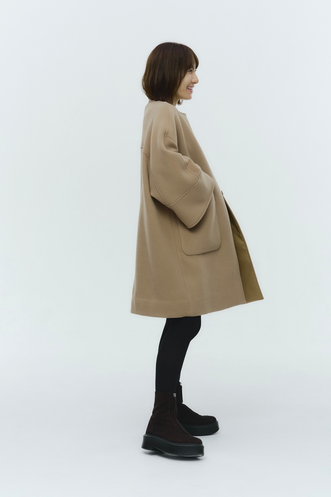 ウールノーカラーコート | all item| yori