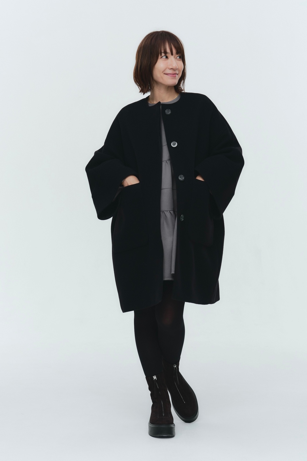 ウールノーカラーコート | all item| yori