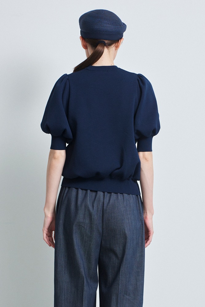 当店限定販売】 yori コットンパフスリーブニット 新品未使用 - T ...