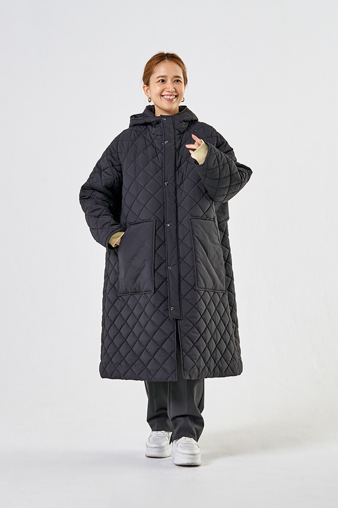 yori キルティングロングコート 22aw yori キルティングロングコート 22aw