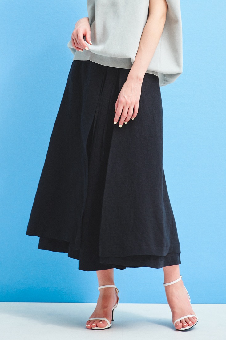 mark down】リネンラップスカート | mark down| yori 