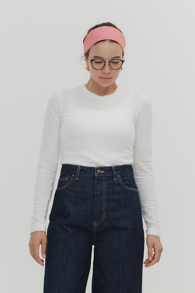 yori 　しっとりレイヤードロンT 38 ホワイト popupshop】しっとりレイヤードロンTee【会場お渡し】 | 3