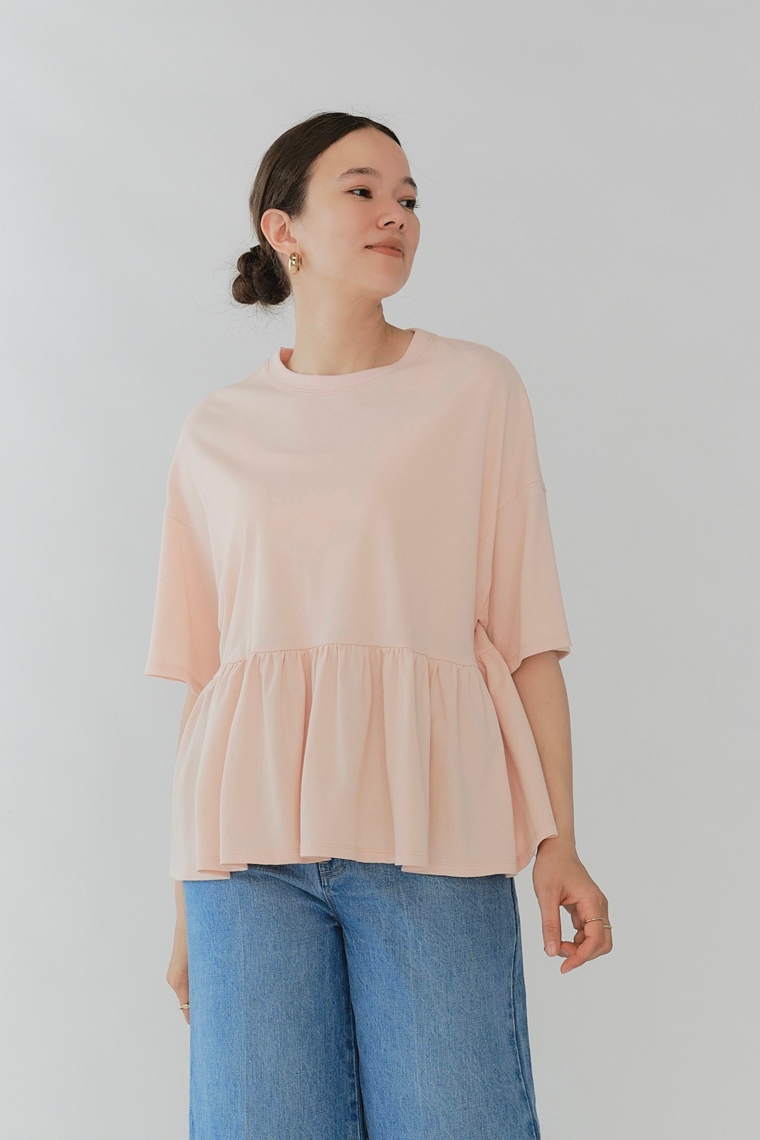 yori フリルトップス シャーベットフリルカットソー | all item| yori