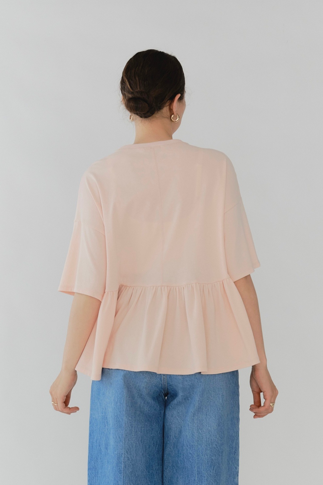 【新品・タグ付き】yori シャーベットフリルカットソー ミント フリーサイズ シャーベットフリルカットソー | all item| yori