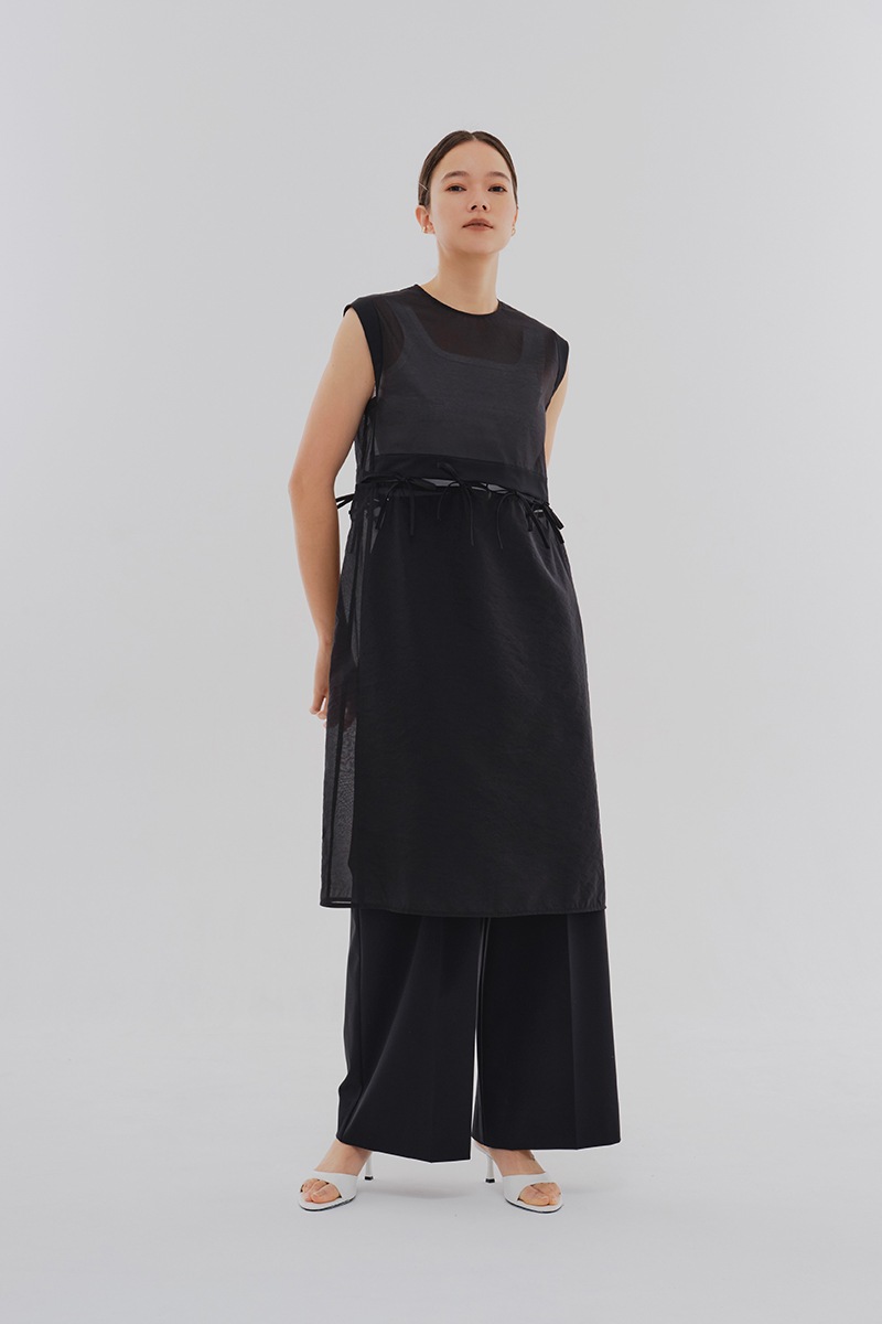 新品タグ付き！yori カシミヤシルクシアーテレコロンTee カシミヤシルクシアーテレコロンTee | tops| yori