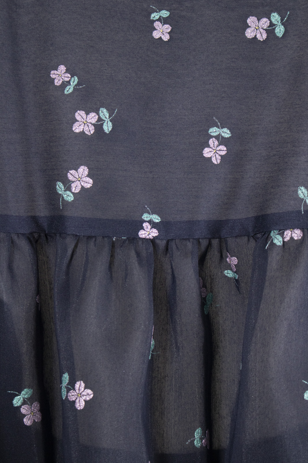 【超美品】yori ラメクローバーティアードジレ/ブラック ラメクローバーシアードレス | all item| yori